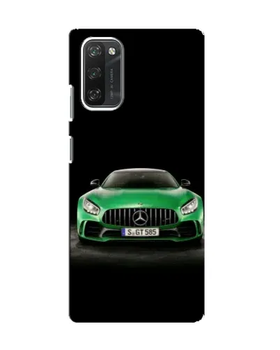 Чехол для Blackview A100 с картинкой «Mercedes — неоновый лого»