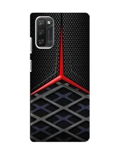 Чехол для Blackview A100 с картинкой «Mercedes Carbon Grid»