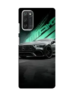Чехол для Blackview A100 с картинкой «Темный Mercedes AMG»
