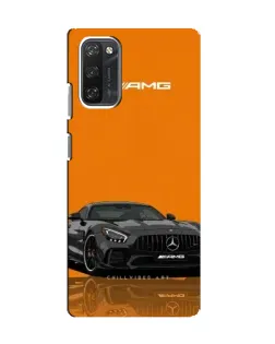 Чехол для Blackview A100 с картинкой «Оранжевый Mercedes AMG»