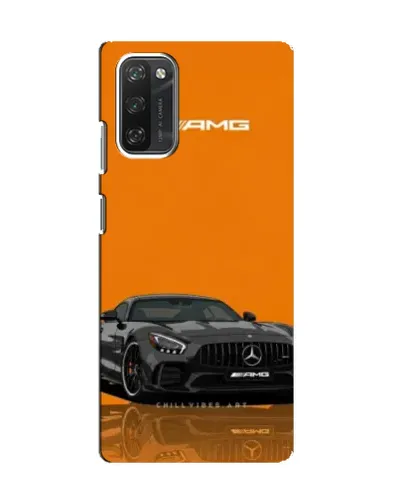 Чехол для Blackview A100 с картинкой «Оранжевый Mercedes AMG»