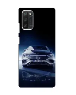 Чехол для Blackview A100 с картинкой «Ночной Mercedes EQ»