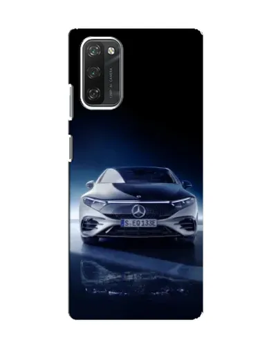 Чехол для Blackview A100 с картинкой «Ночной Mercedes EQ»