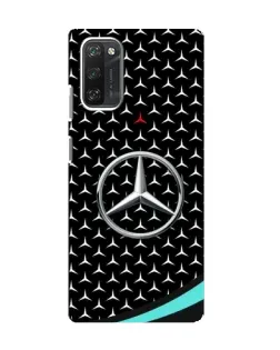 Чехол для Blackview A100 с картинкой «Mercedes — бирюзовый акцент»