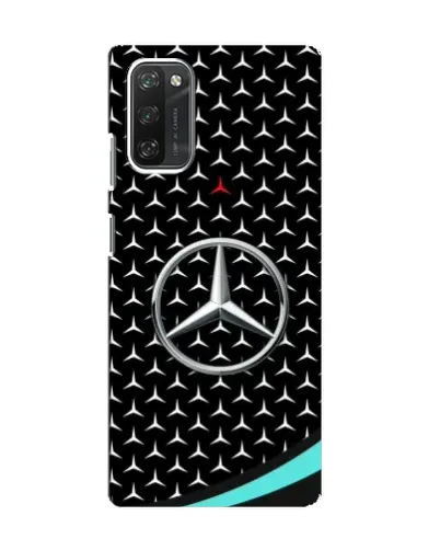 Чехол для Blackview A100 с картинкой «Mercedes — бирюзовый акцент»