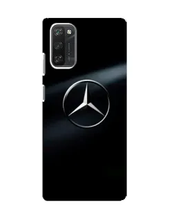 Чехол для Blackview A100 с картинкой «Mercedes на металле»