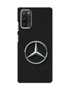 Чехол для Blackview A100 с картинкой «Карбоновый Mercedes стиль»