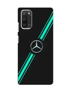 Чехол для Blackview A100 с картинкой «Спортивные линии Mercedes»