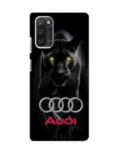 Чехол для Blackview A100 с картинкой «Пантера и Audi»