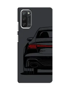 Чехол для Blackview A100 с картинкой «Задняя часть Audi — арт»