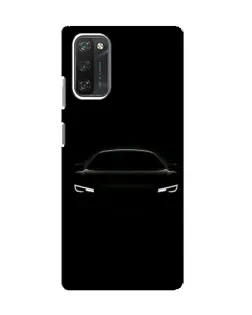 Чехол для Blackview A100 с картинкой «Взгляд Audi в темноте»