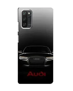 Чехол для Blackview A100 с картинкой «Audi — градиентный контур»