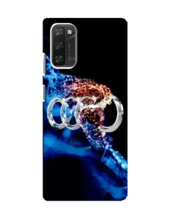 Чехол для Blackview A100 с картинкой «Энергия лого Audi»