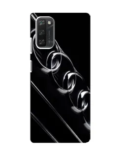 Чехол для Blackview A100 с картинкой «Audi — абстрактные кольца»