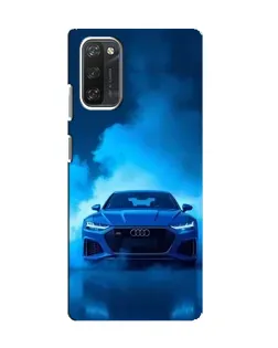 Чехол для Blackview A100 с картинкой «Audi — голубая энергия»