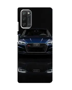 Чехол для Blackview A100 с картинкой «Audi — ночное отражение»