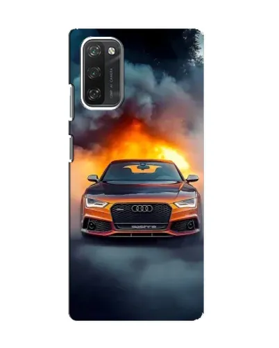 Чехол для Blackview A100 с картинкой «Audi в огненном дыму» Чехол для Blackview A100 с картинкой «Audi в огненном дыму»