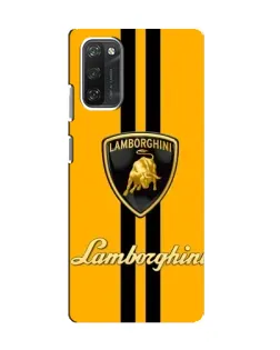 Чохол для Blackview A100 з картинкою «Lamborghini Stripe жовтий»