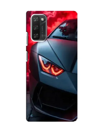 Чехол для Blackview A100 с картинкой «Lamborghini красное сияние»