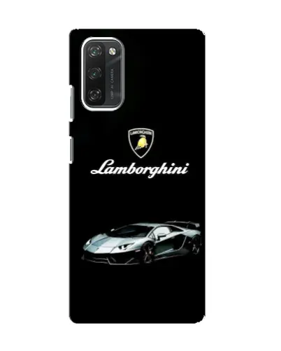Чехол для Blackview A100 с картинкой «Логотип Lamborghini классика»