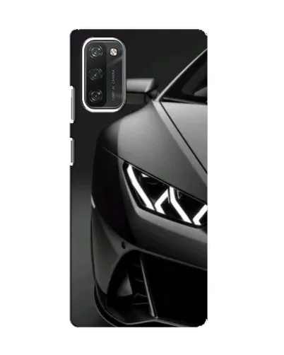 Чехол для Blackview A100 с картинкой «Lamborghini фары детализация»