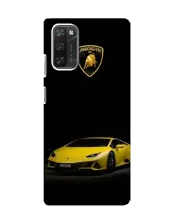 Чехол для Blackview A100 с картинкой «Lamborghini желтый акцент»