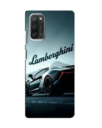 Чехол для Blackview A100 с картинкой «Классическая надпись Lamborghini»
