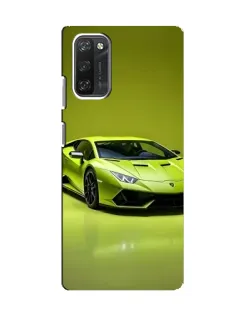 Чехол для Blackview A100 с картинкой «Салатовый Lamborghini Huracan»