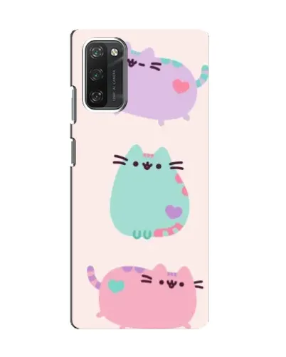 Чехол для Blackview A100 с картинкой «Pusheen трио»