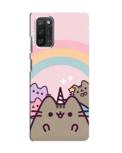 Чехол для Blackview A100 с картинкой «Единорог Pusheen»