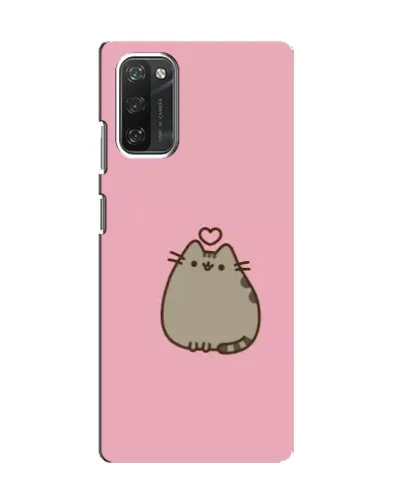 Чехол для Blackview A100 с картинкой «Pusheen сердце»