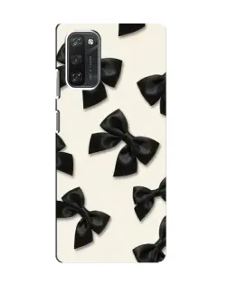 Чехол для Blackview A100 с картинкой «Черные бантики»