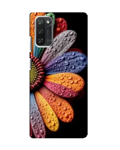 Чехол для Blackview A100 с картинкой «Радужный цветок»