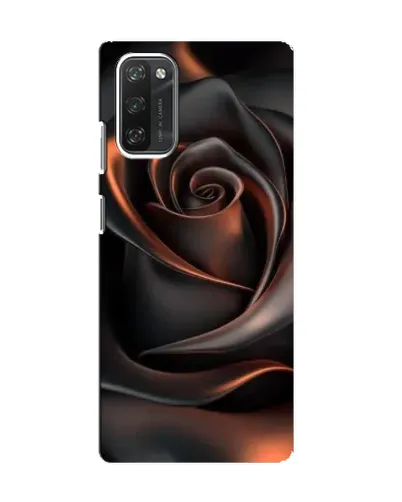Чехол для Blackview A100 с картинкой «Шелковая черная роза»