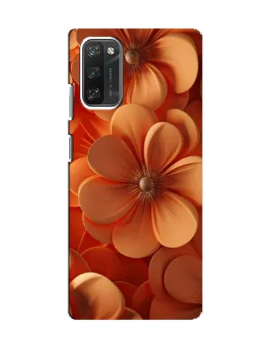 Чехол для Blackview A100 с картинкой «Оранжевый макро цветок»