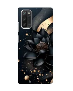 Чехол для Blackview A100 с картинкой «Черный лотос»