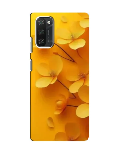 Чехол для Blackview A100 с картинкой «Золотые лепестки»
