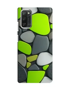 Чехол для Blackview A100 с картинкой «Яркая неоновая галька»