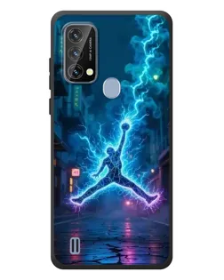 Чехол для Blackview A50 с картинкой «Jordan Gold Jumpman»