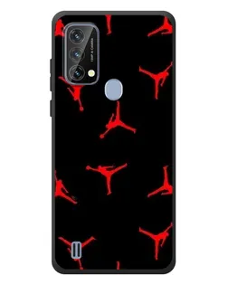 Чехол для Blackview A50 с картинкой «Jordan Red Pattern»