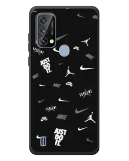 Чохол для Blackview A50 з картинкою «Nike Black Pattern»