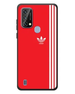Чехол для Blackview A50 с картинкой «Красный минимализм Adidas»