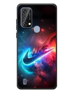 Чохол для Blackview A50 з картинкою «Вогняний логотип Nike»