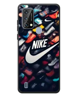 Чохол для Blackview A50 з картинкою «Колекція кросівок Nike»