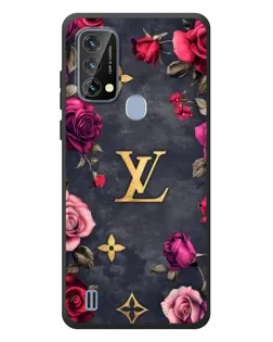 Чехол для Blackview A50 с картинкой «Цветочный Louis Vuitton»