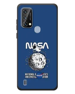 Чохол для Blackview A50 з картинкою «NASA — місячна місія»