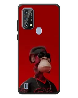 Чохол для Blackview A50 з картинкою «Bored Ape в червоному»