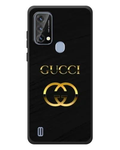Чохол для Blackview A50 з картинкою «Золотий логотип Gucci»