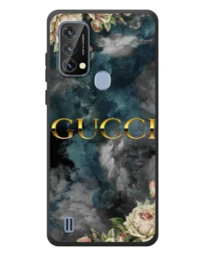 Чохол для Blackview A50 з картинкою «Абстрактні квіти Gucci»