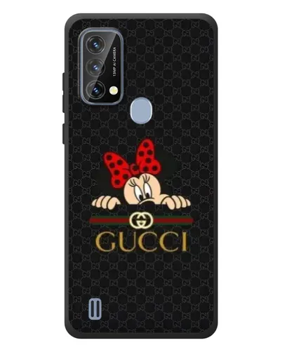 Чохол для Blackview A50 з картинкою «Мінні Маус Gucci — чорний»